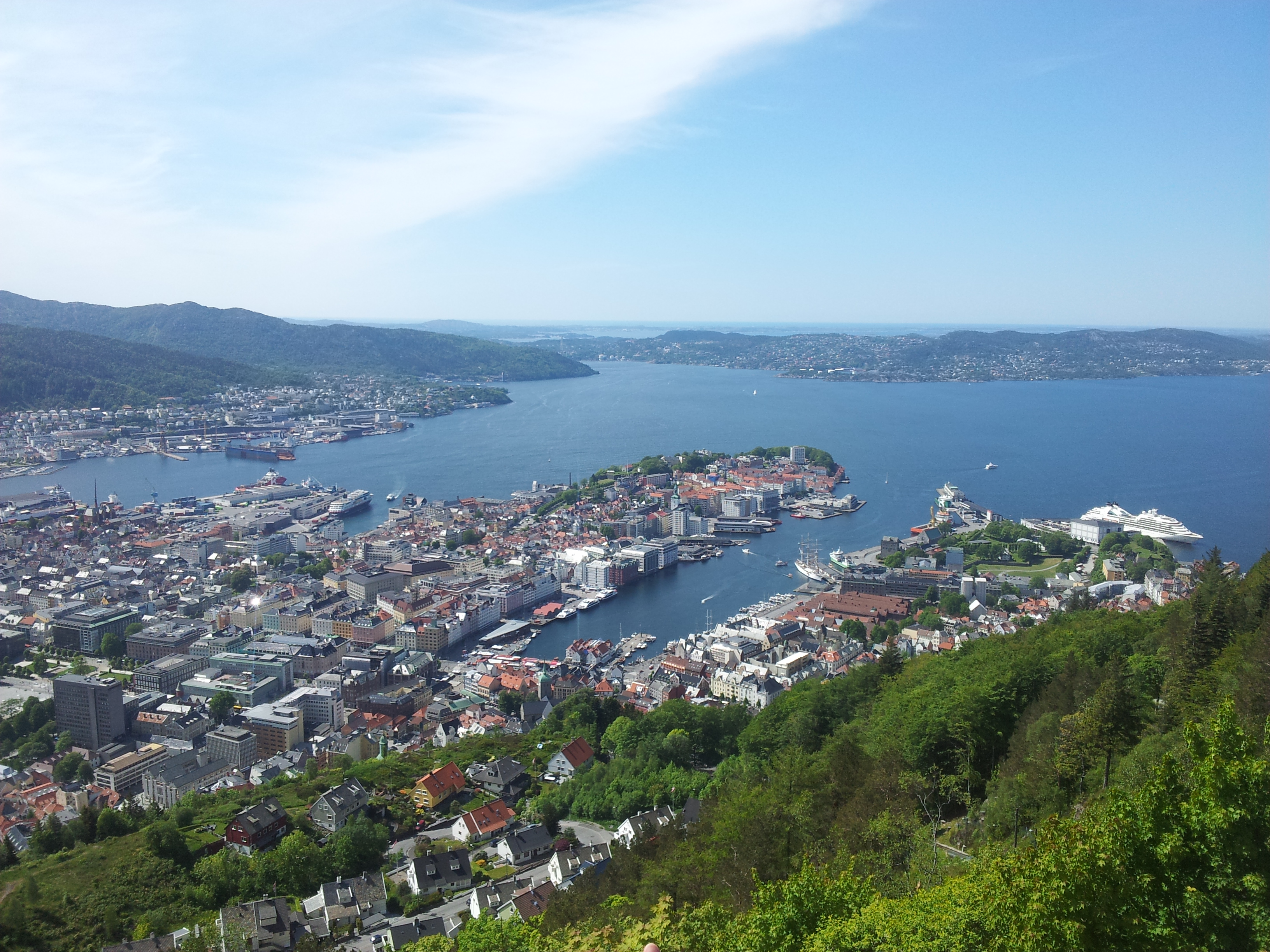 View from Mt. Fløyen