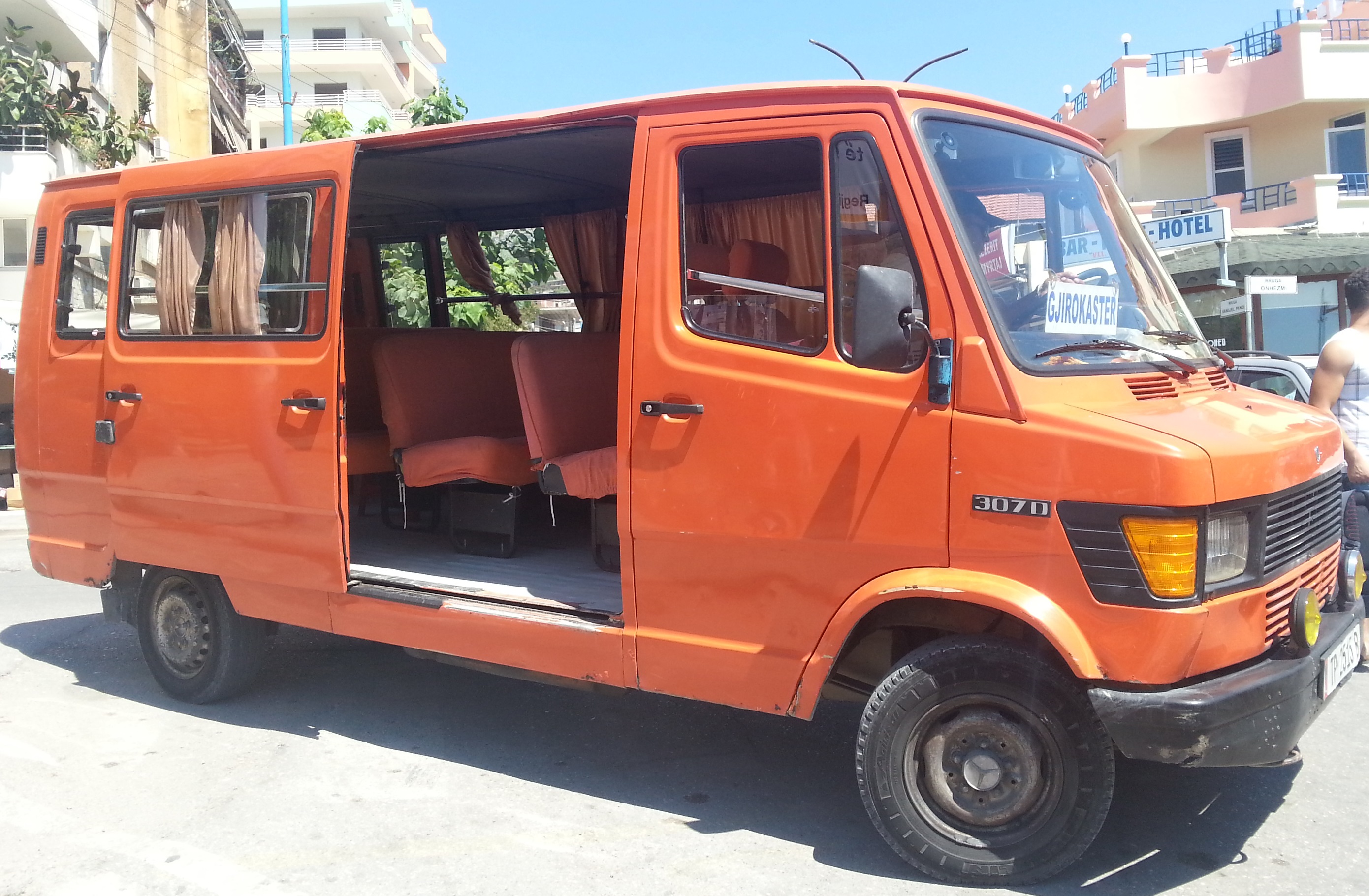 Bus to Gjirokastra