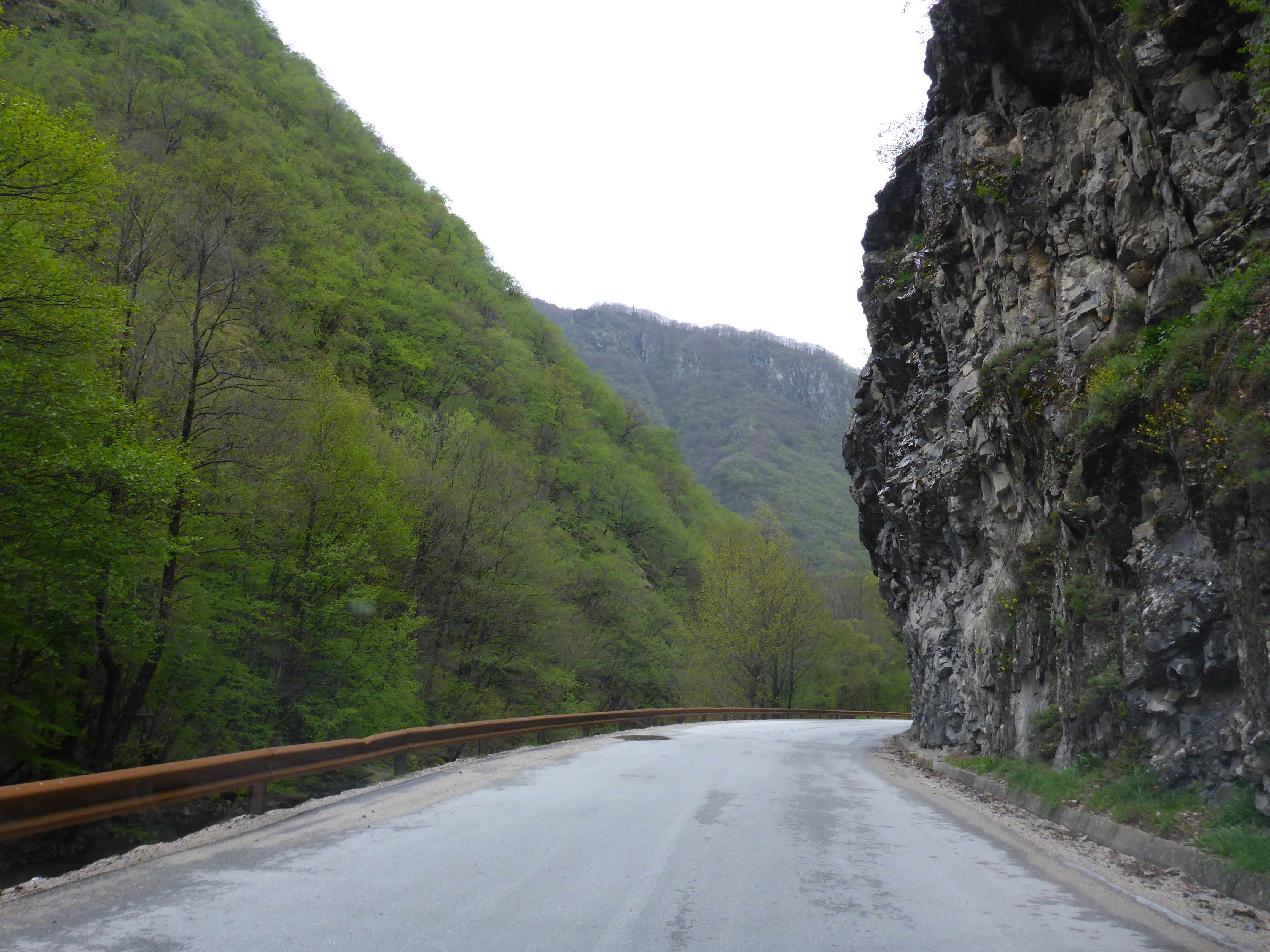 Narrow roads.