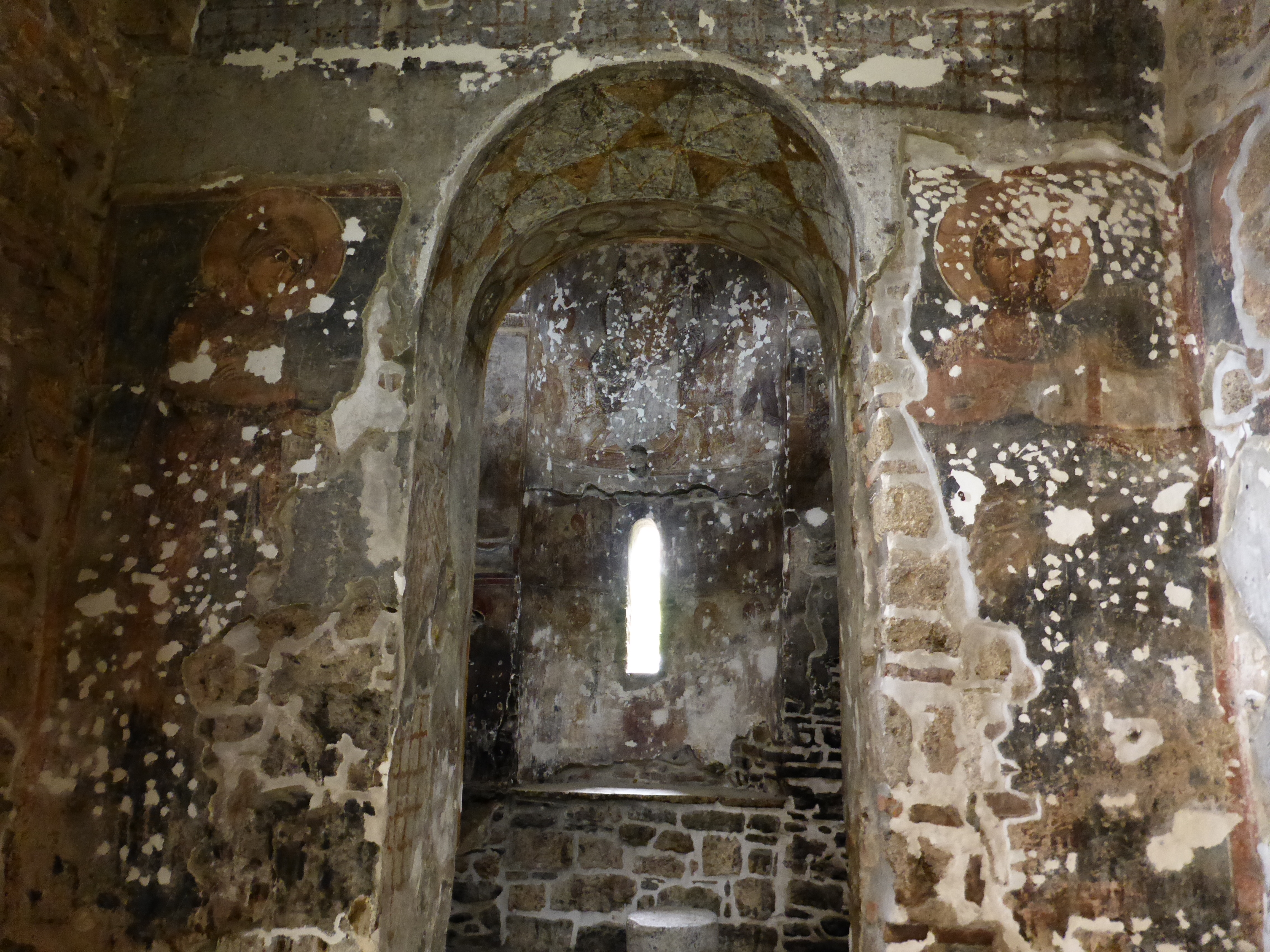 Paintings inside the church of St. Spasa