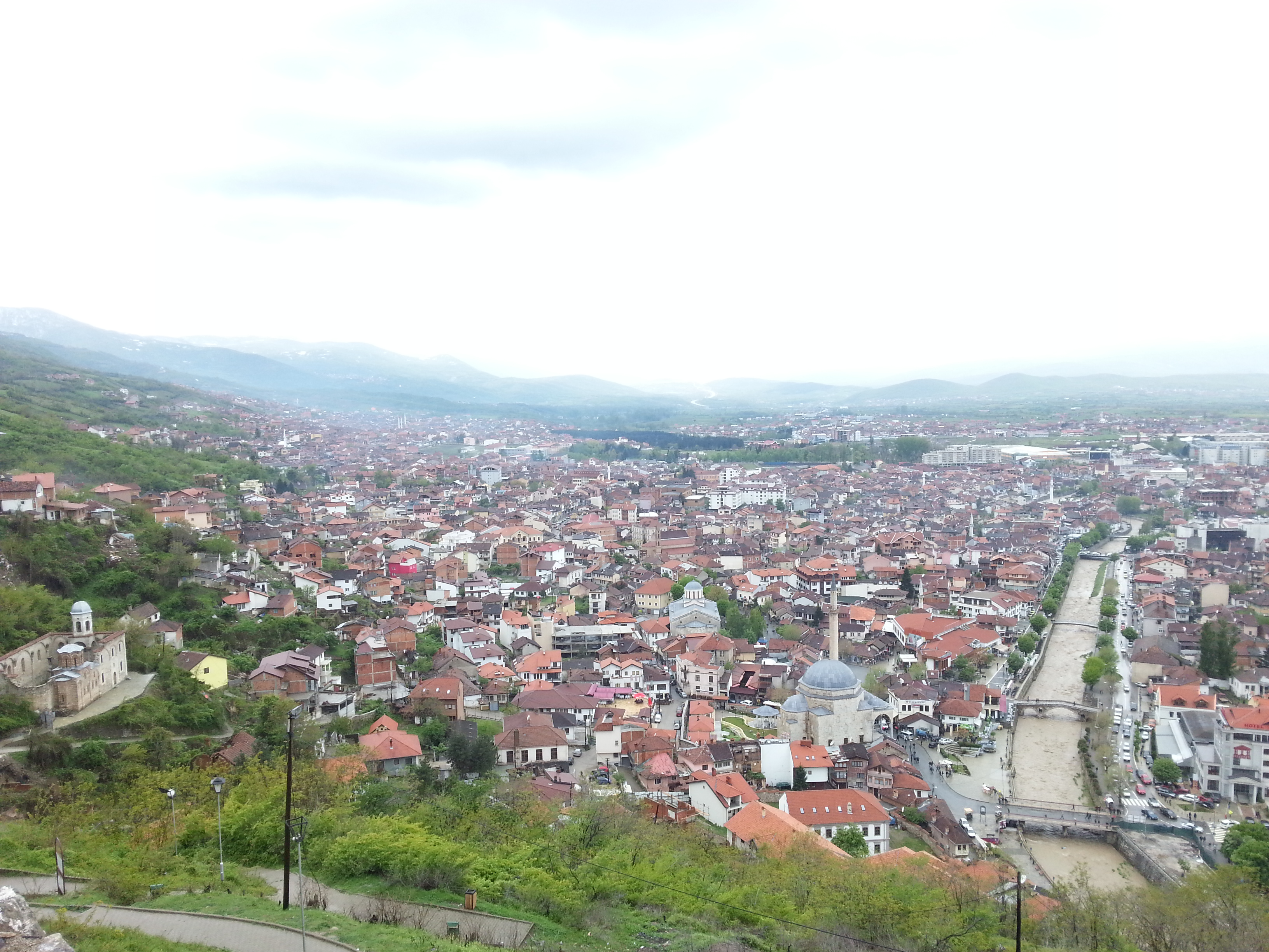 Prizren and the church of St. Spasa to the left