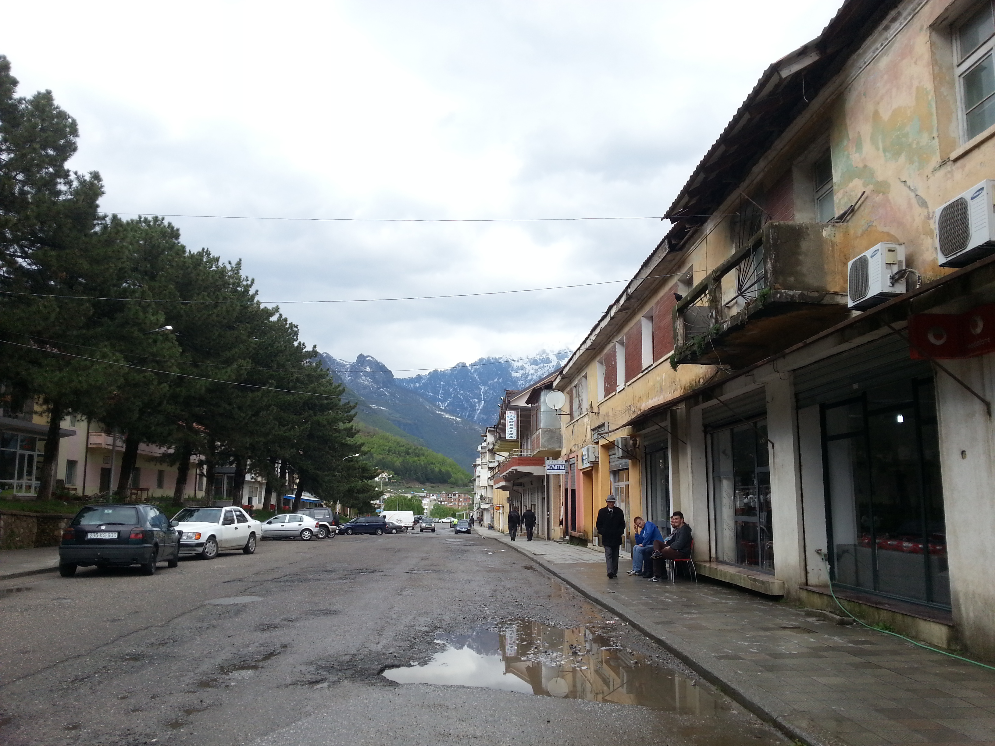 Street in Bajram Curry.