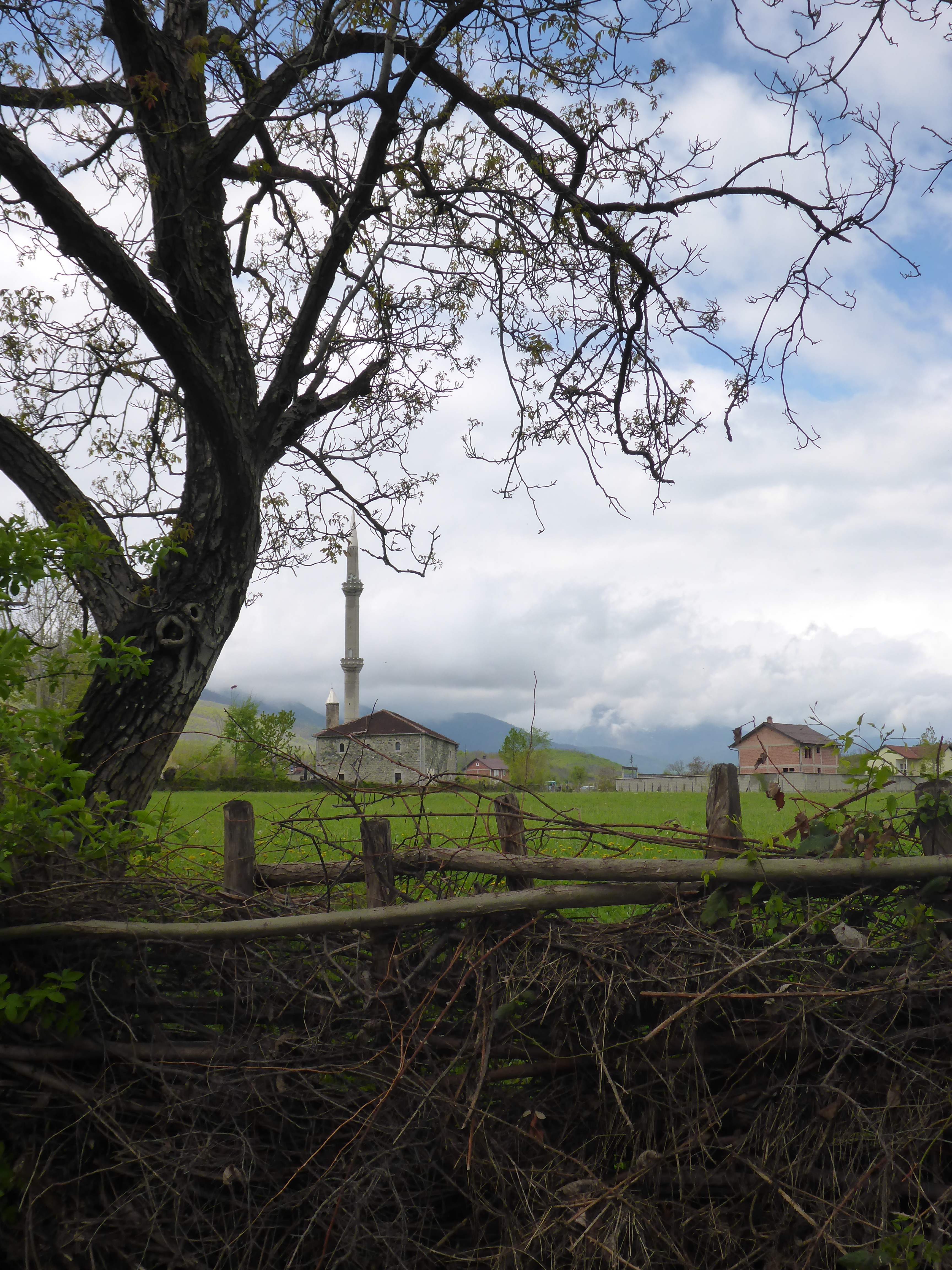 We passed a charming small village.