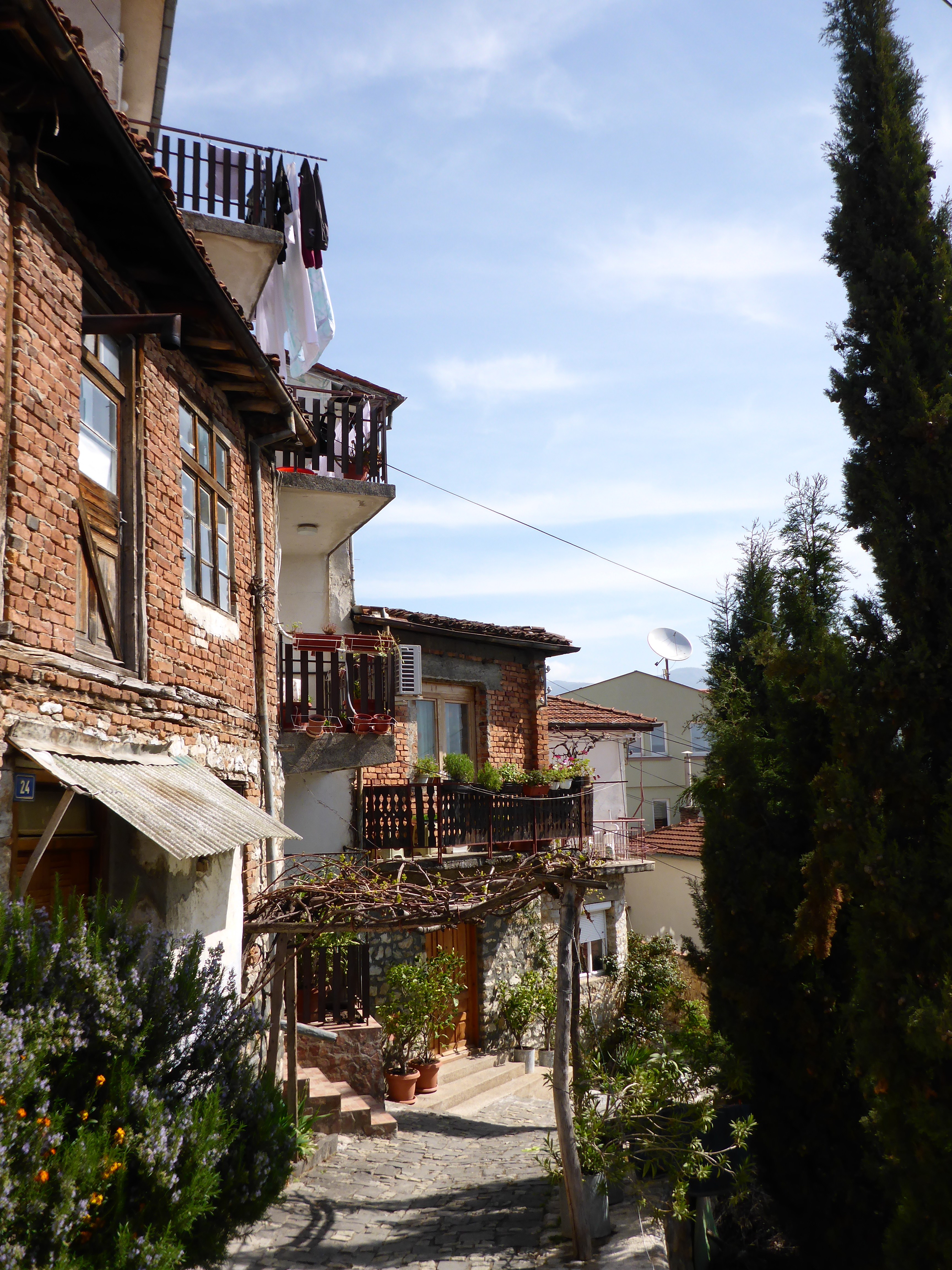 Charming street in Ohrid