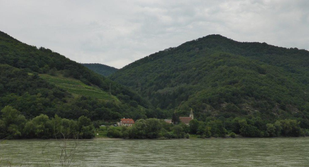 A village by Donau in the Wachau area, Austria