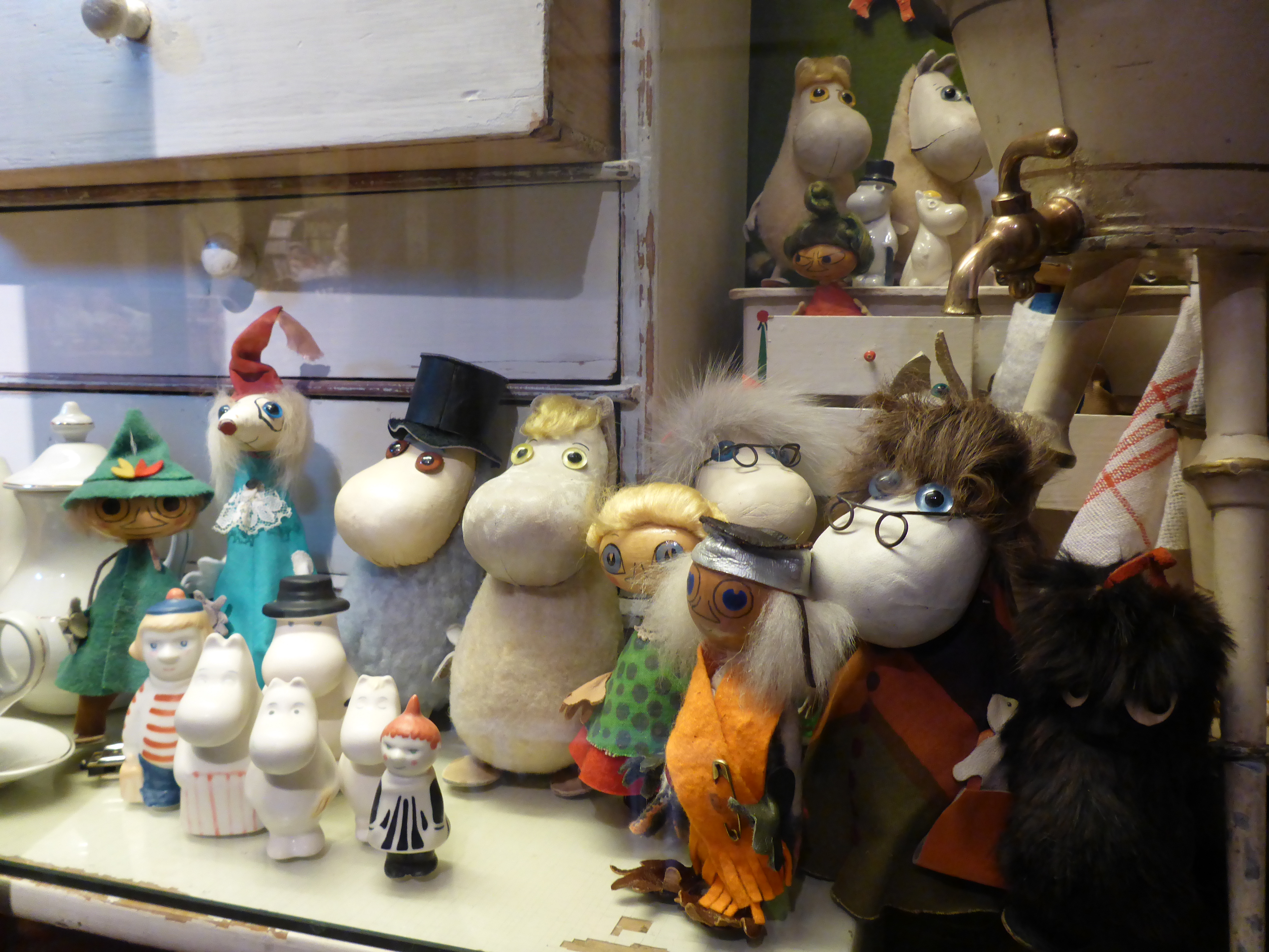 Off course they also had Moomin dolls at the Toy Museum at Suomenlinna