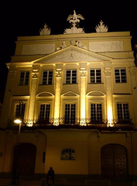 Poznan Old Market Square by night 2