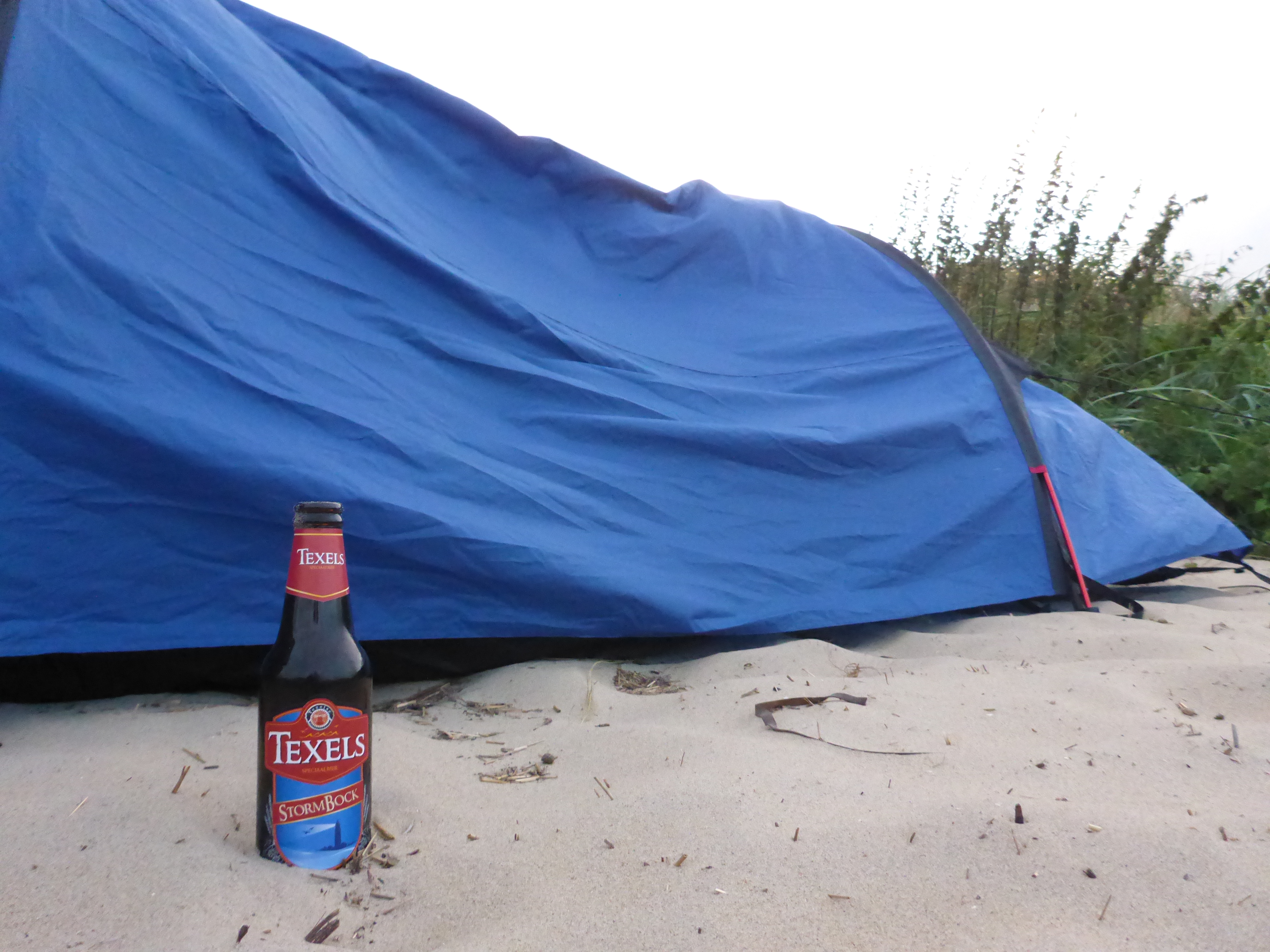 But it did not take long until it looked like this. Suitable to have that beer then...