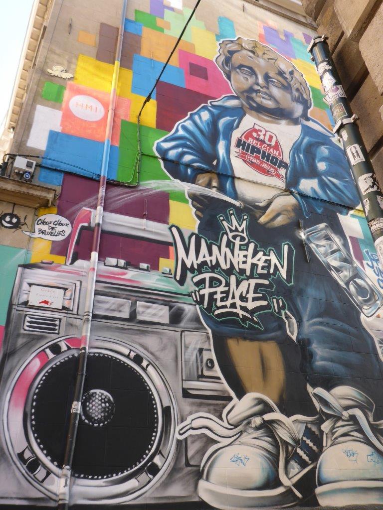 Mural in Brussels, Belgium