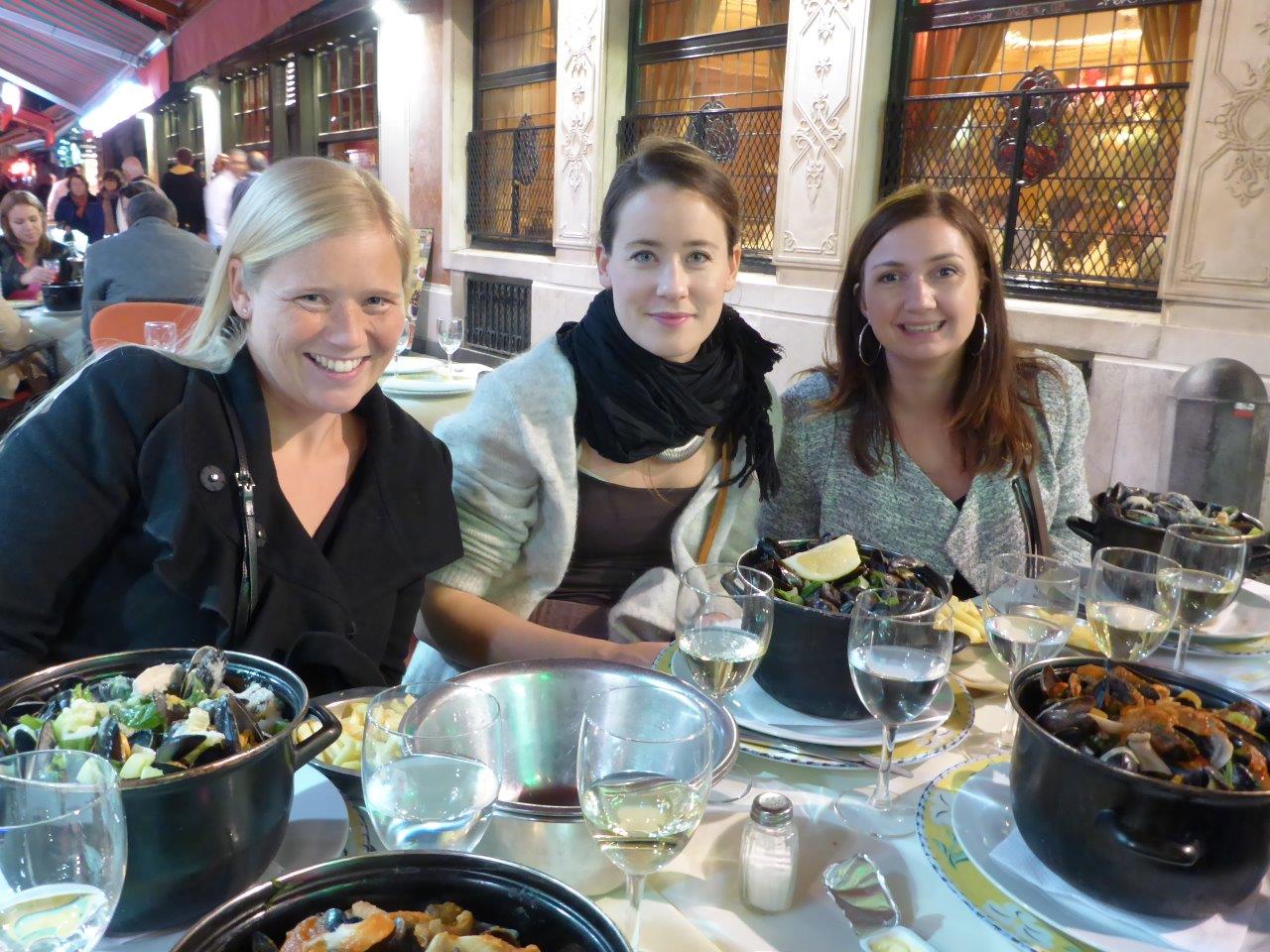 Off course we had to eat moules frites