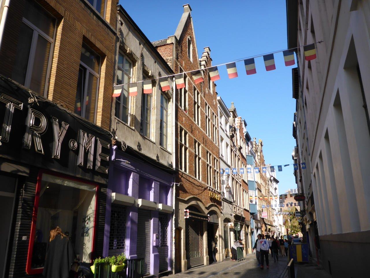 Streets and houses in Brussels, Belgium2