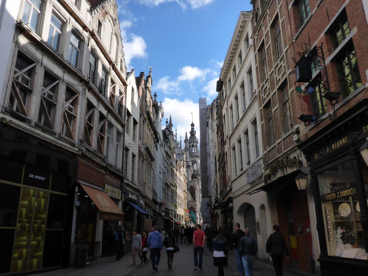 Streets and houses in Brussels, Belgium4