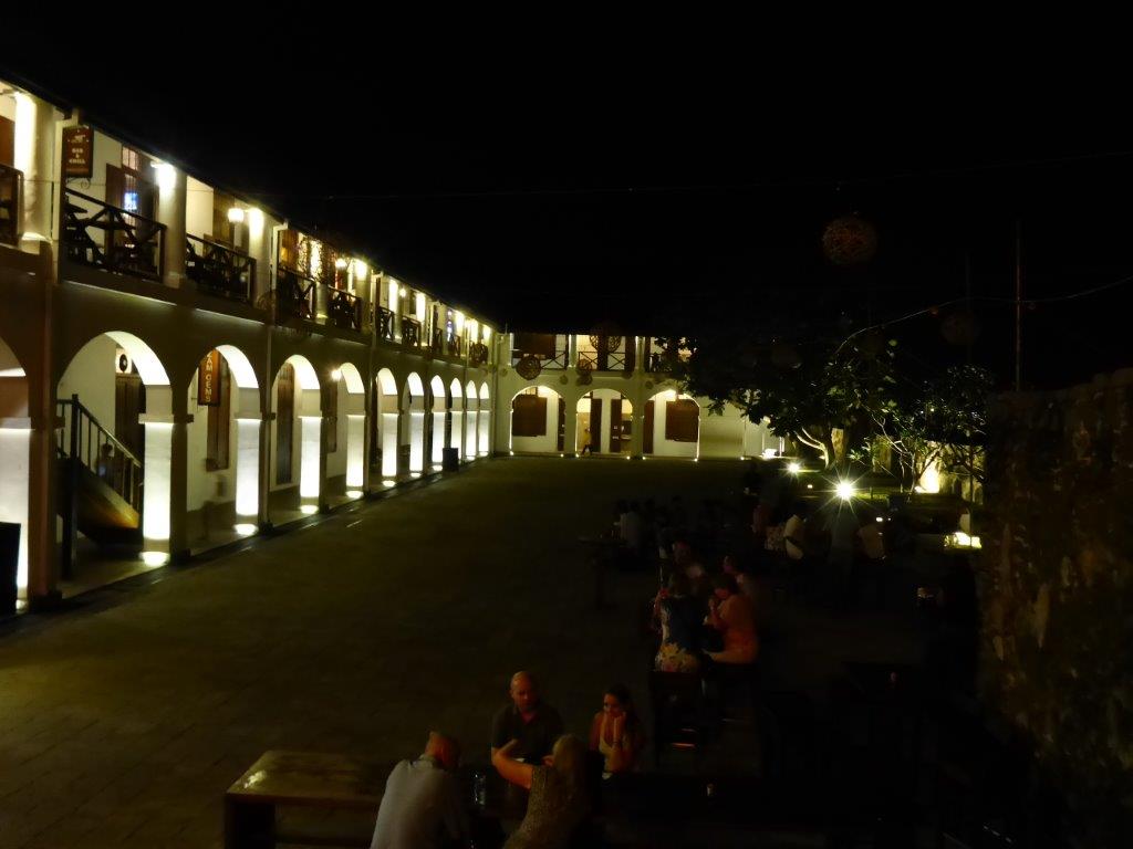 Dutch Hospital by night.