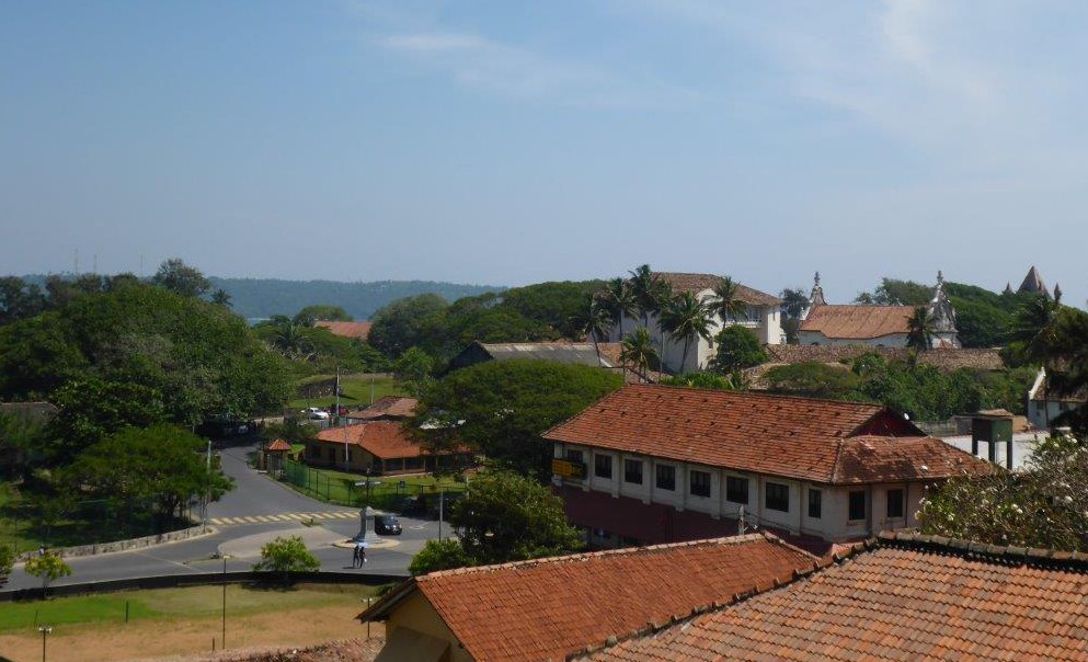 Galle seen from the clock tower.