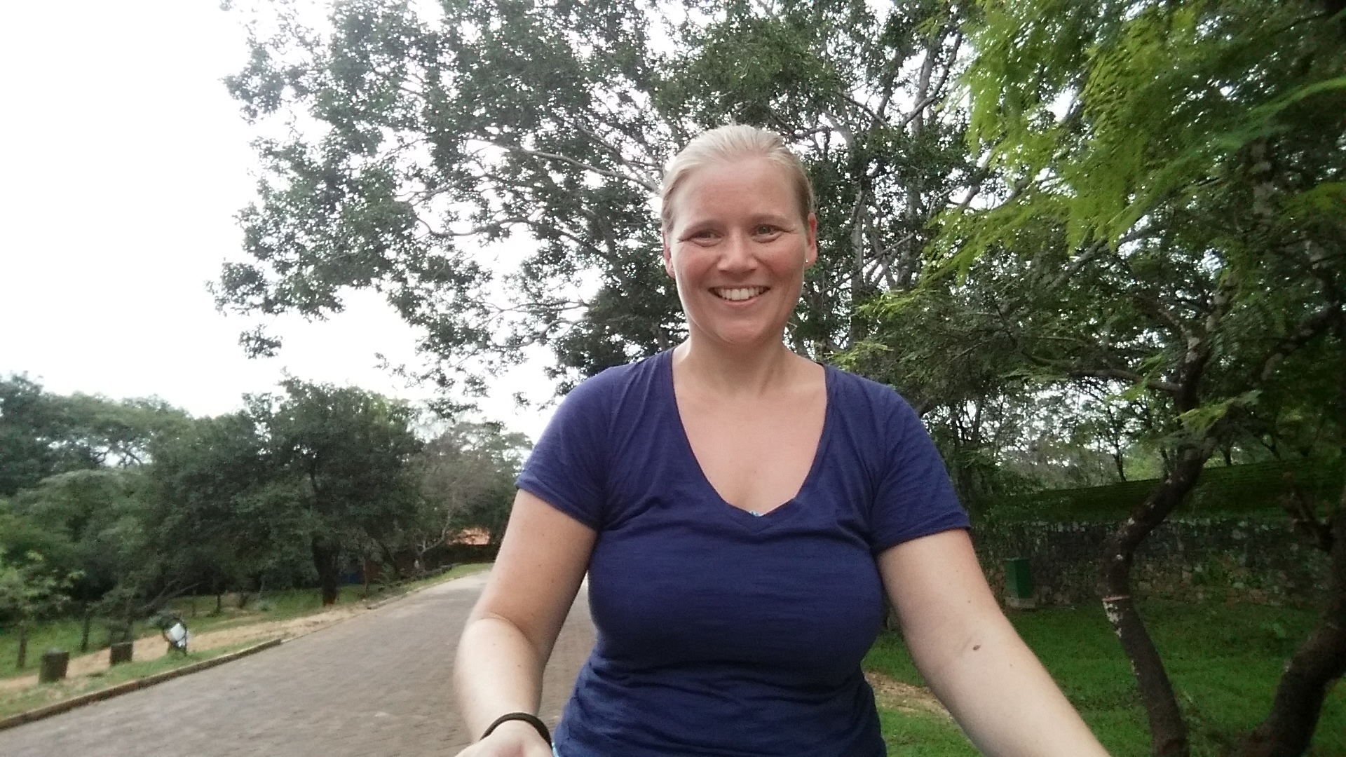 Biking is the perfect way to get around among the sight of the ancient city of Polonnaruwa