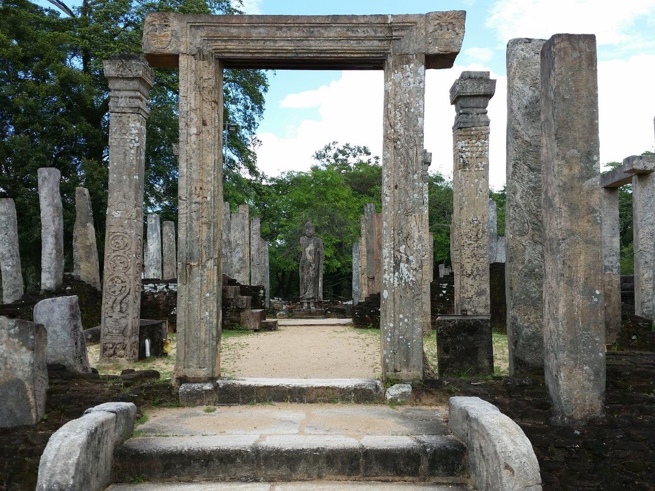 The sacred Quadrangle in Polonnaruwa