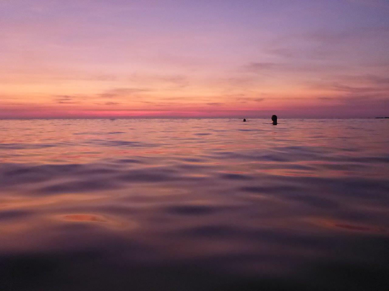 Sunset swim at Koh Kood