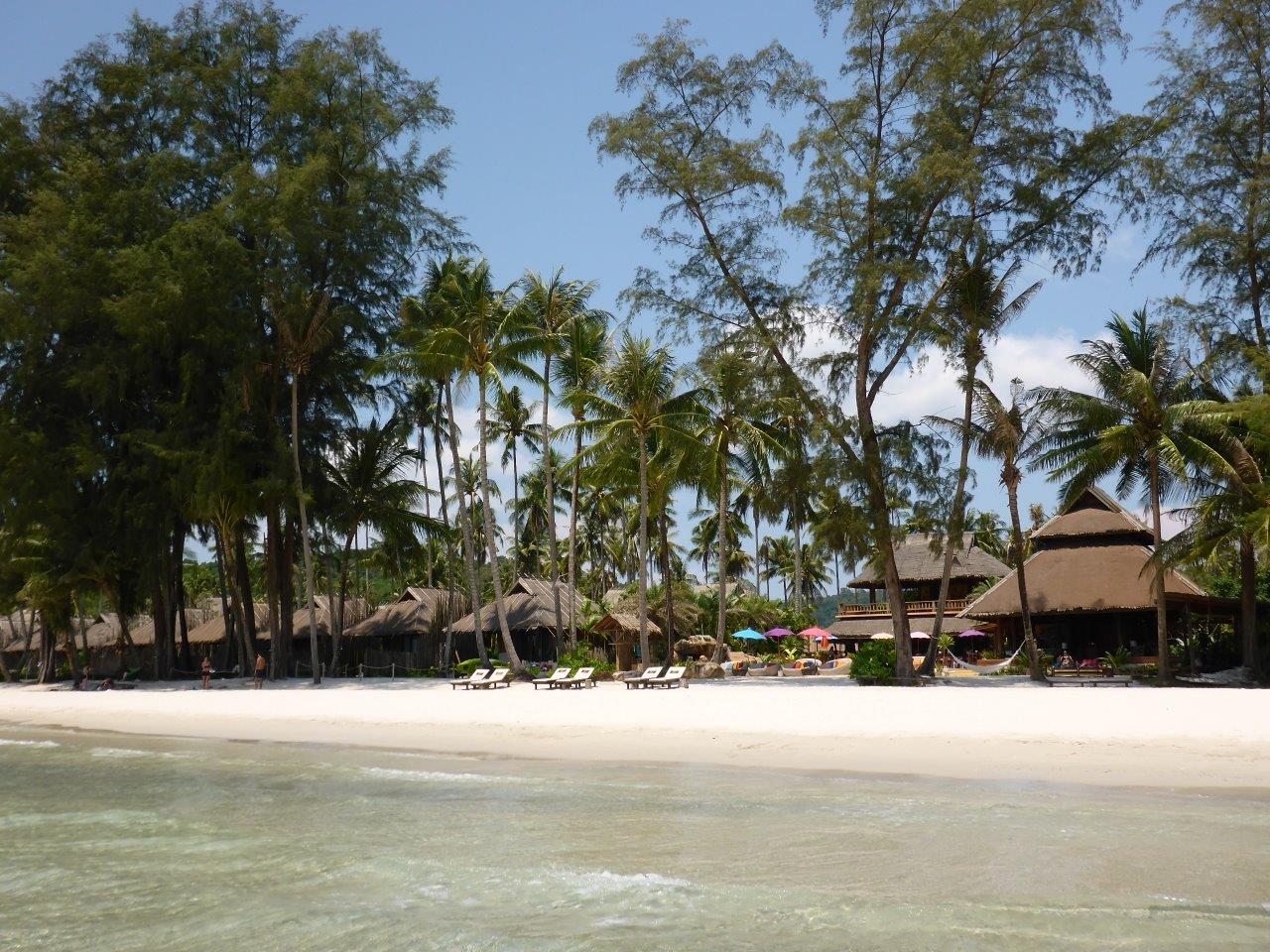 The beach by Tinkerbell at Koh Kood