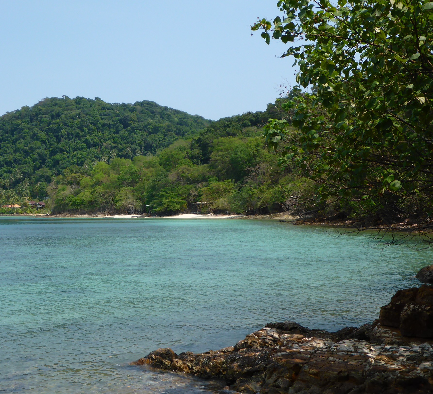 The bungalow bay at Good Feeling at Koh Wai, Thailand