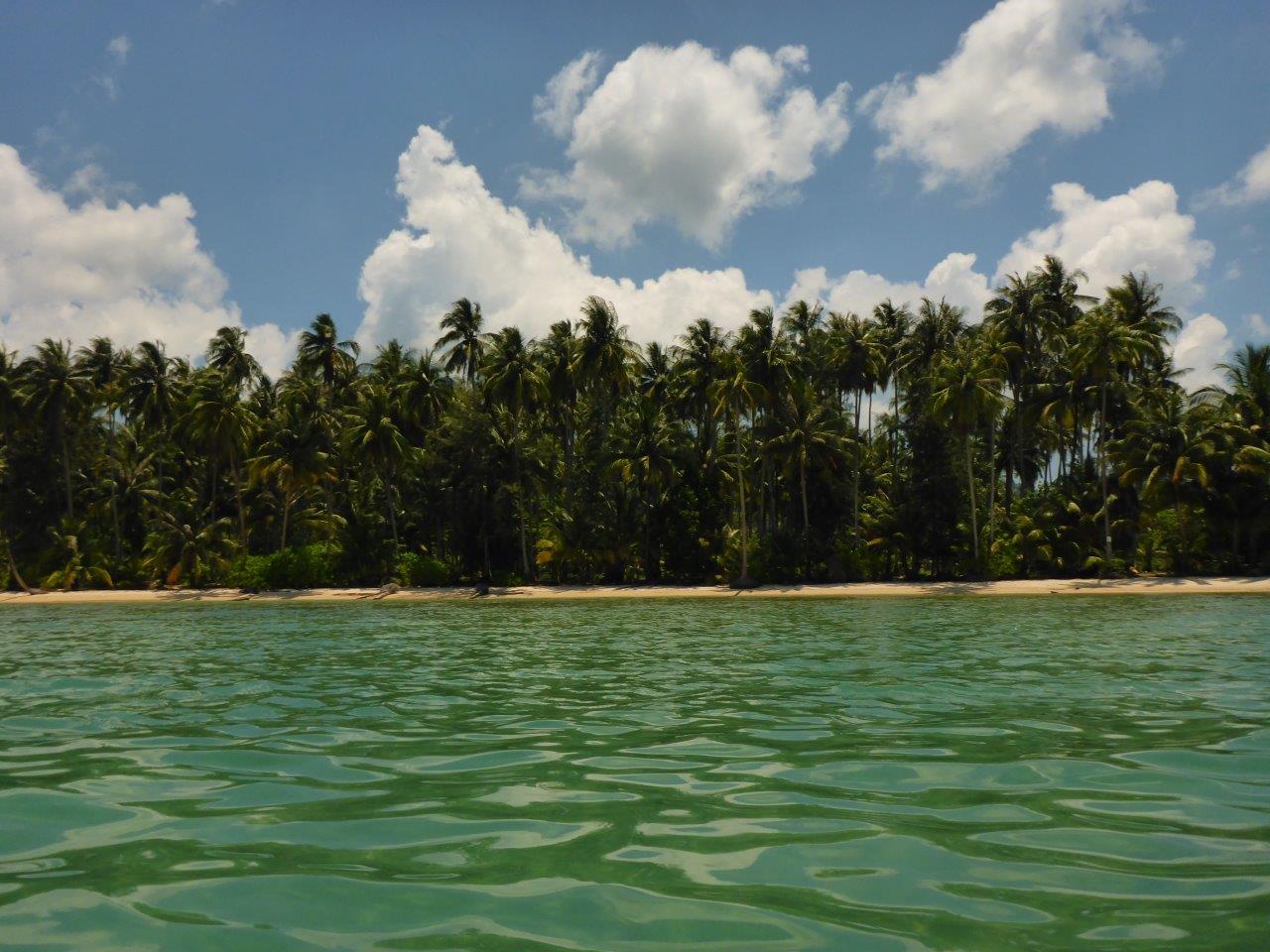 View of the beach at Dusita Resort, Koh Kood