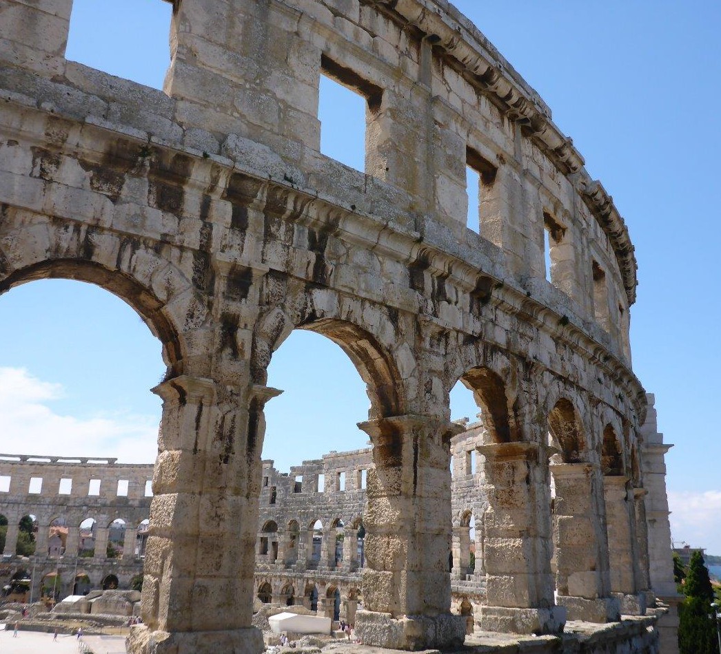 Amphitheatre in Pula, Croatia