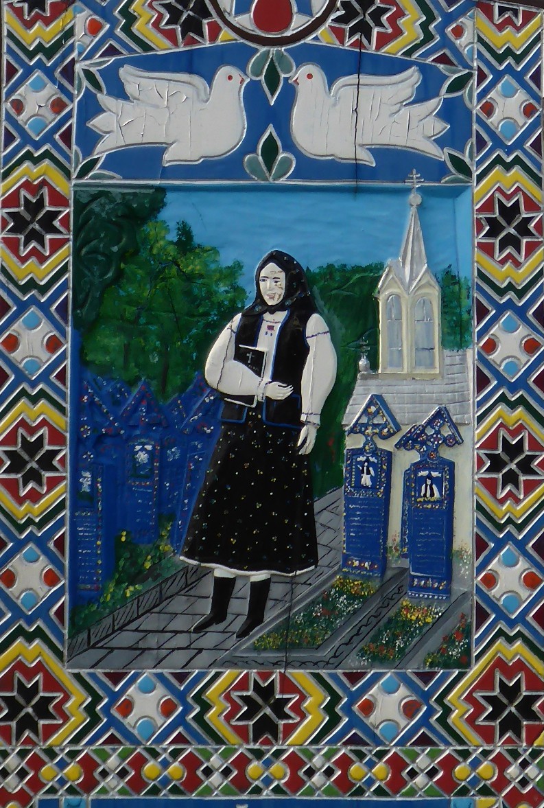Graves at the Merry Cemetery in Sapanta
