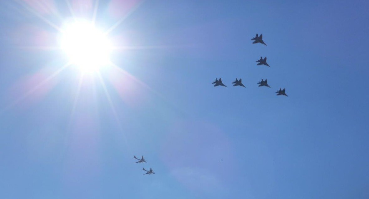 “Victory Day” in Minsk. A huge military parade celebrating 70 years since WW2 ended