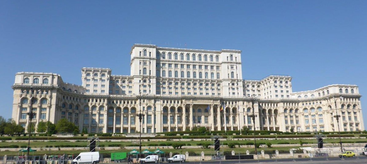 The Palace of Parliament in Bucharest, Romania