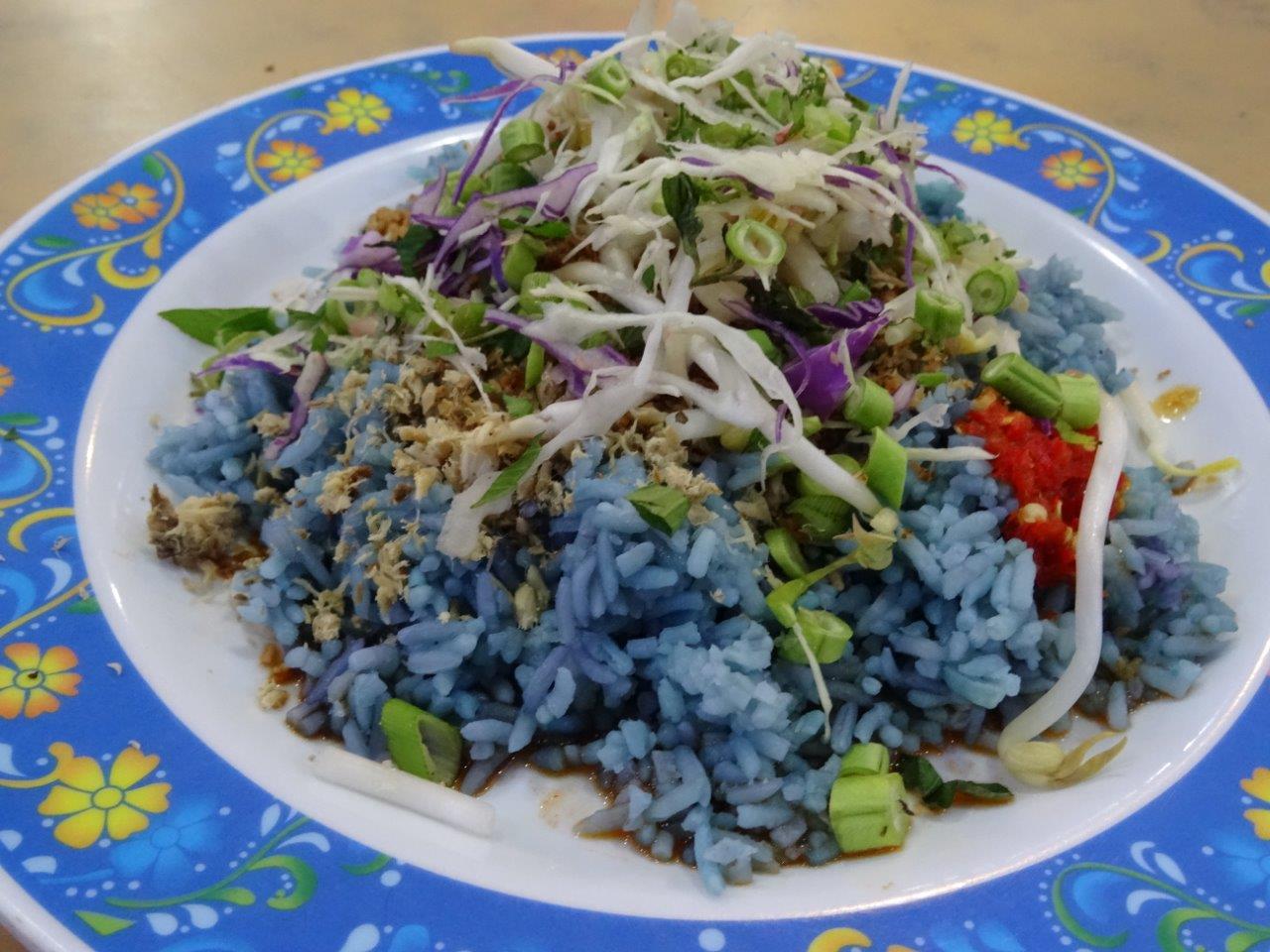 A typical breakfast . Food tour in Kuala Lumpur, Malaysia