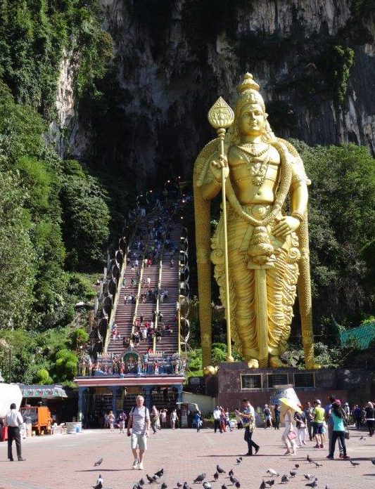 The Batu Cave outside Kuala Lumpur, Malaysia