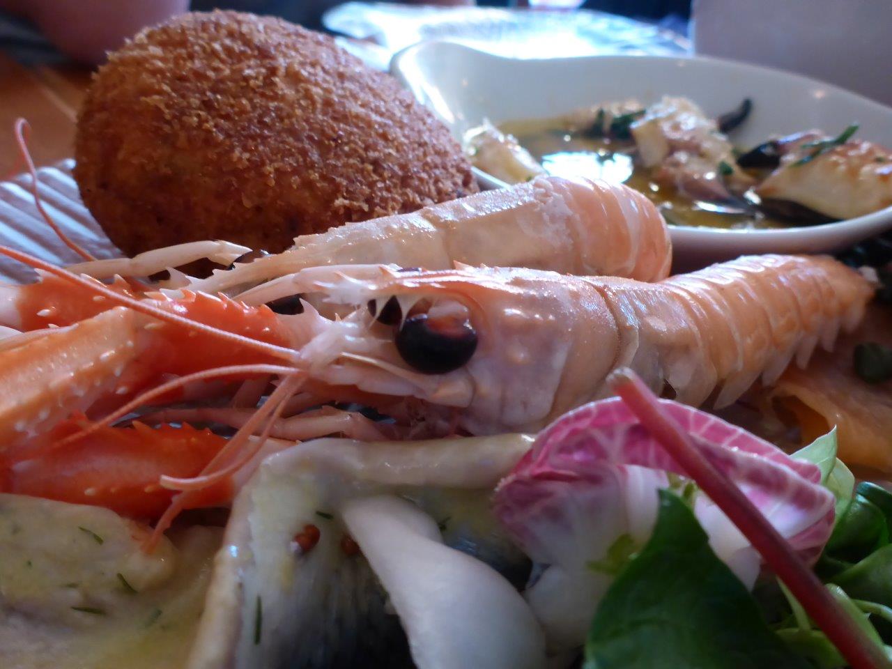 A little taste of the seafood in Howth outside Dublin, Ireland