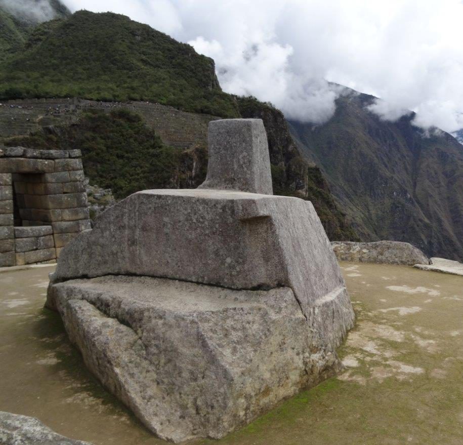 The sun dial, Machu Picchu, Peru