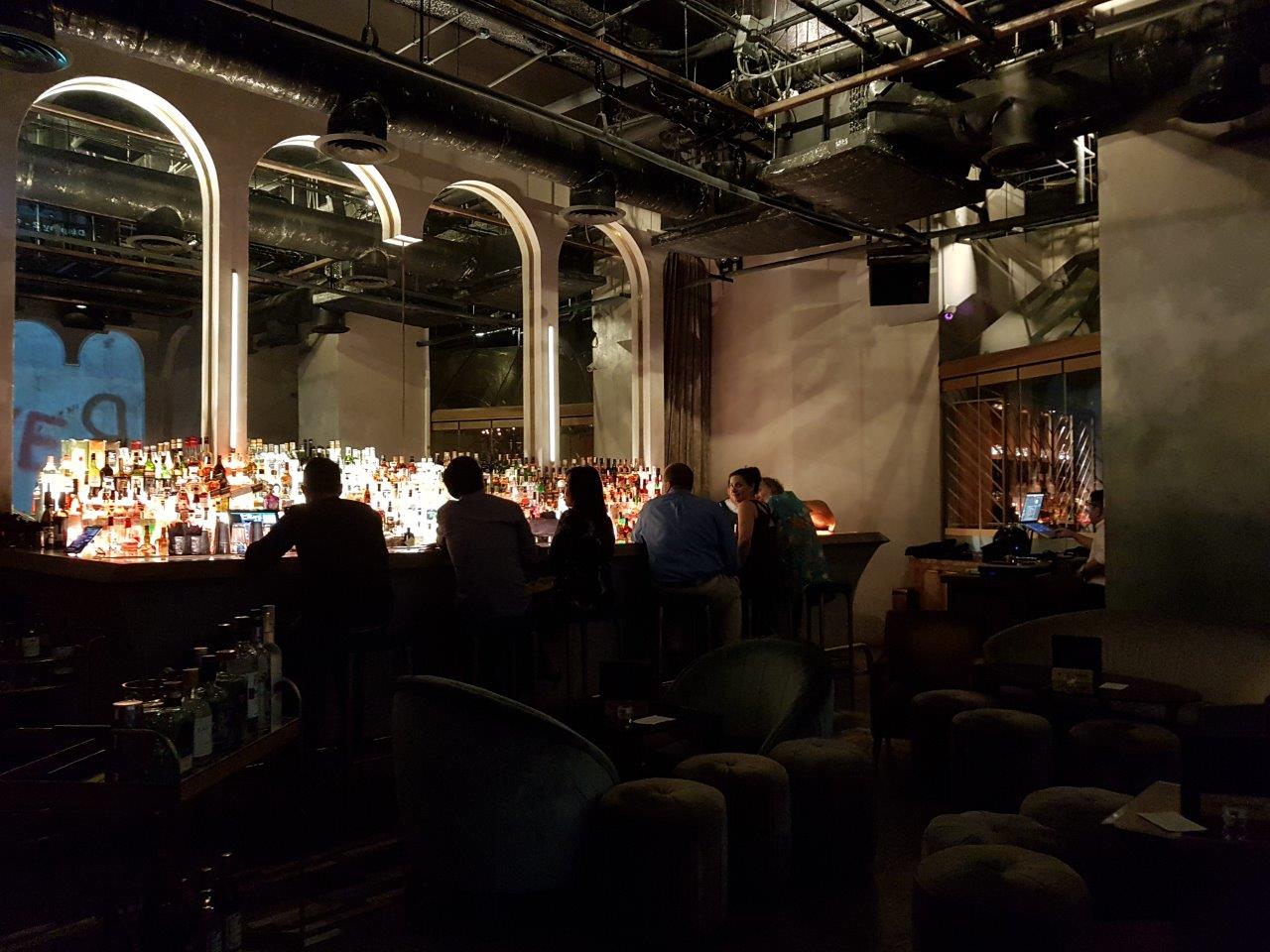 Bank Bar. Speakeasy bar in Manila, Philippines