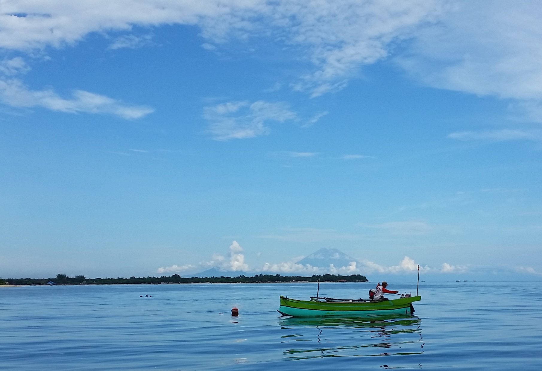Local fishermen. Gili Meno island, Indonesia