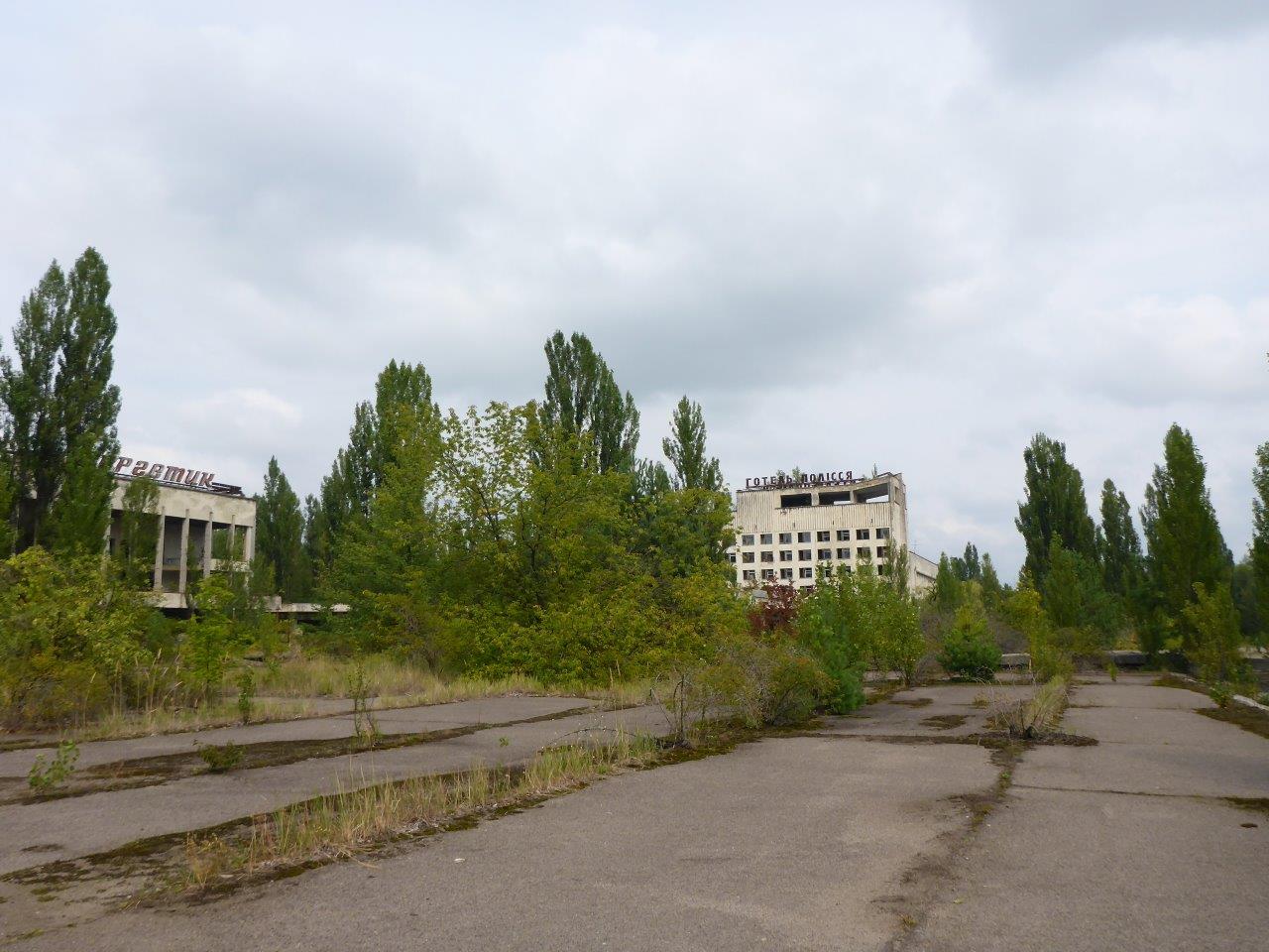 Nature is taking over. Pripyat, Chernobyl, Ukraine
