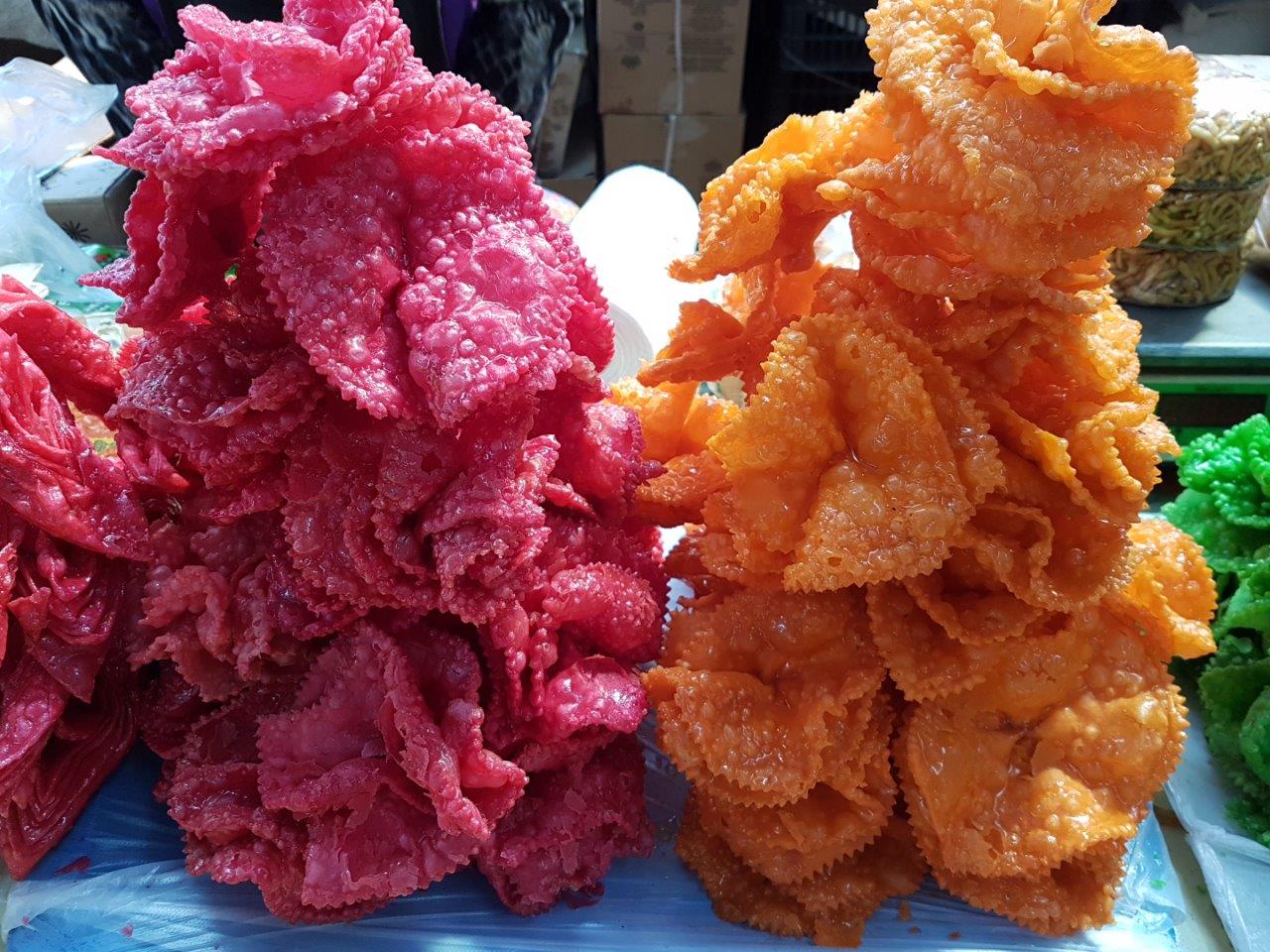 Hvorost - sweets. Osh Bazaar. Food tour in Bishkek, Kyrgyzstan