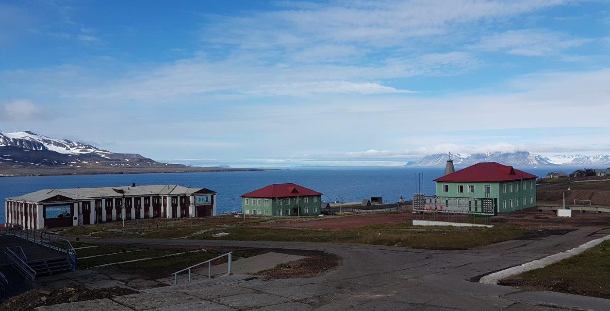 Lenin's view in Barentsburg, Svalbard, Norway.