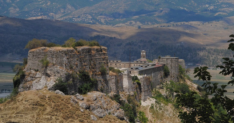 The beautiful and charming town Gjirokastra