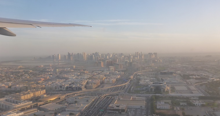 Flying Emirates via Dubai